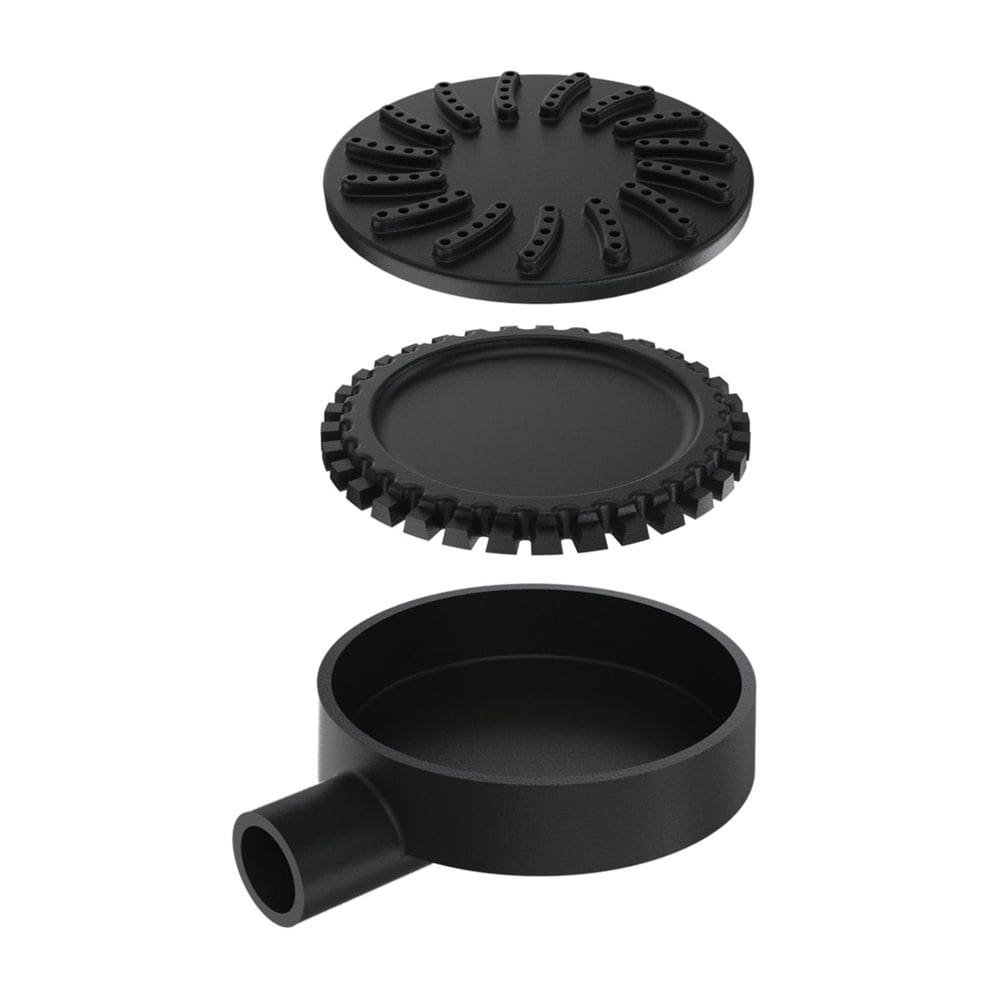 Queimador Palmatoria Curto Completo de Alta Pressão 13cm