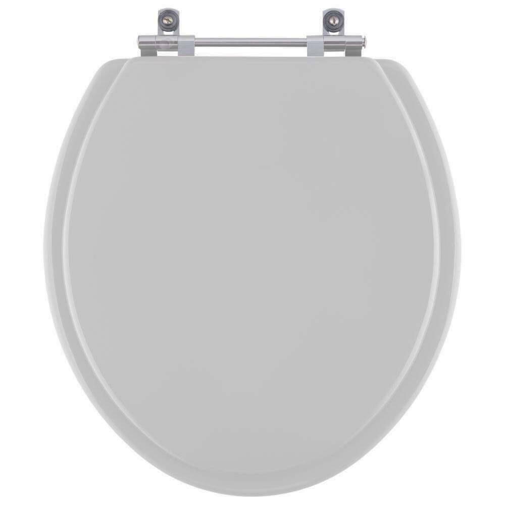 Assento Sanitario Laqueado Convencional Oval Cinza Real para vaso Deca