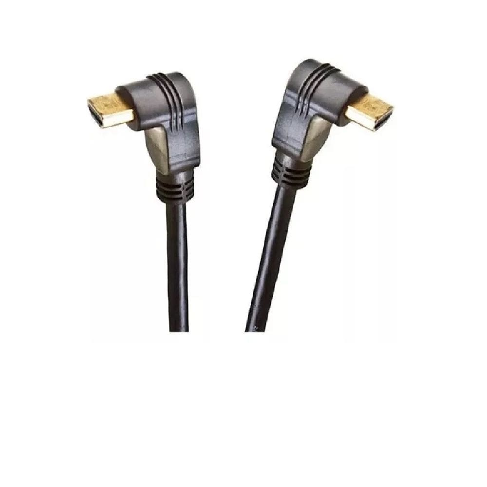 Cabo Hdmi 2.0 4k 19+1p Ultra Hd Gold 90º 30awg 2m