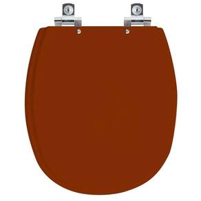 Assento Sanitário Soft Close Alamo Caramelo para vaso Santa Clara