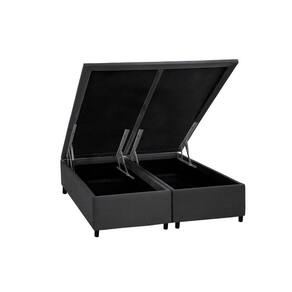 Cama Box Baú King Universal Courano Gray (193x203x35) - Costa Rica