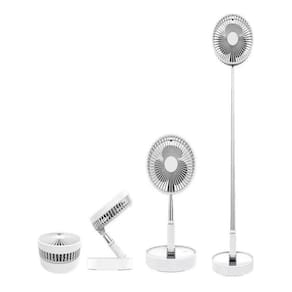 Ventilador Silencioso Retrátil Portátil Dobrável Usb Preto