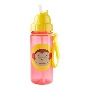 Garrafa Flip Macaco Zoo Skip Hop Fofa e Divertida Para Crianças