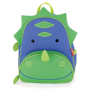 Mochila Infantil Dino Zoo Skip Hop Espaçoso e Forro Fácil de Limpar