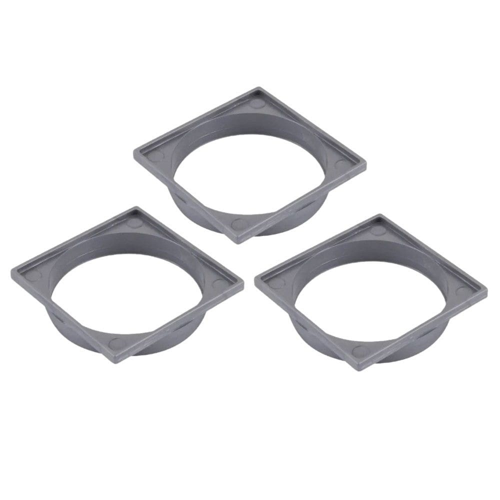 Kit 6 Porta Grelha Ralo Quadrado Caxilho Cinza 150mm Tigre