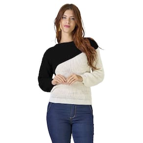 Blusa Feminina Tricot Manga Longa Gola Redonda