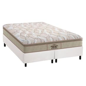 Cama Box Queen: Colchão Espuma Probel D33/AG65 Guarda Costas Extreme Resistence + Base CRC Courano White(158x198)