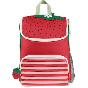 Mochila Escolar Morango Spark Style Skip Hop com Grande Compartimento Super Pratica
