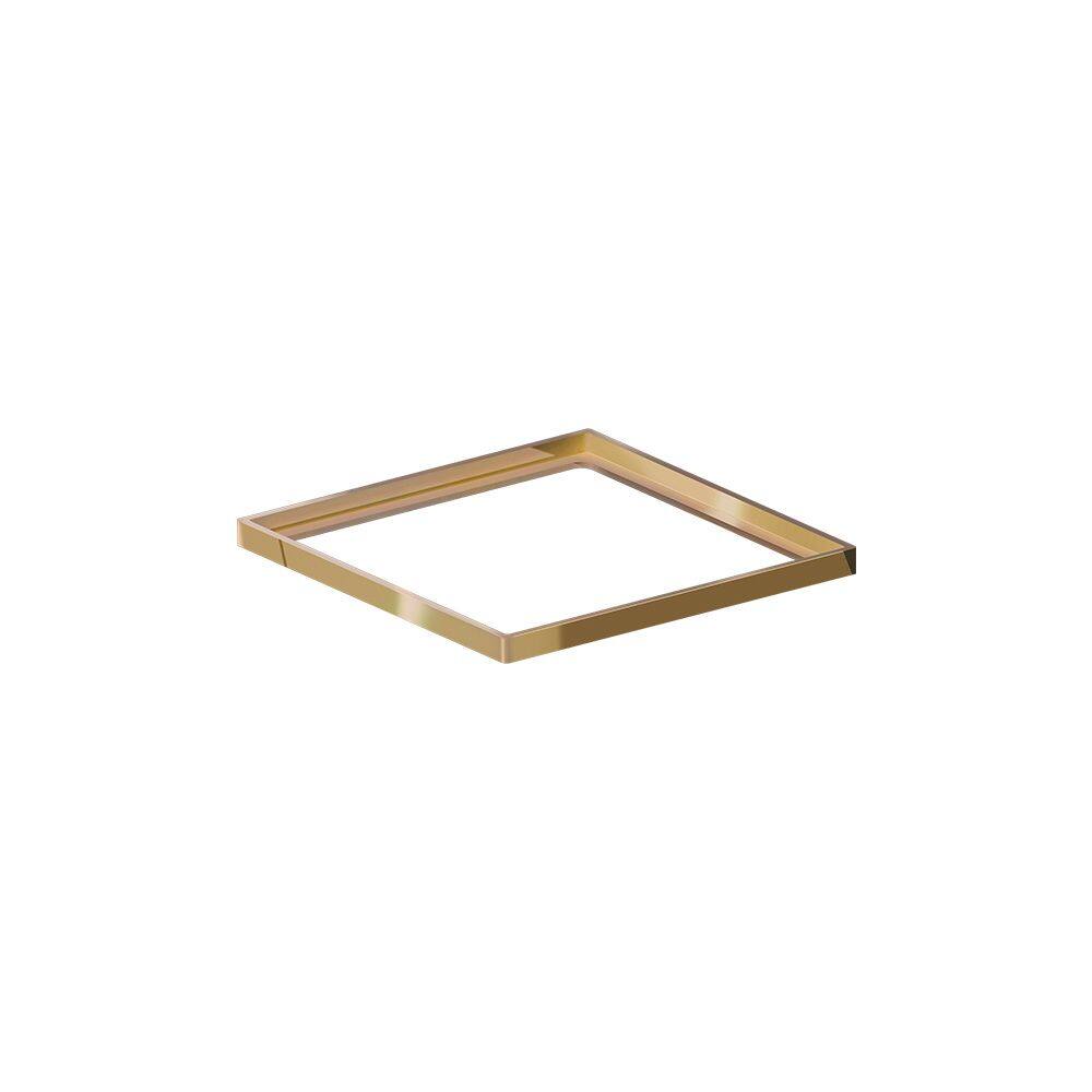 Porta Grelha Linear Elleve Quadrado 4189 15x15 Gold