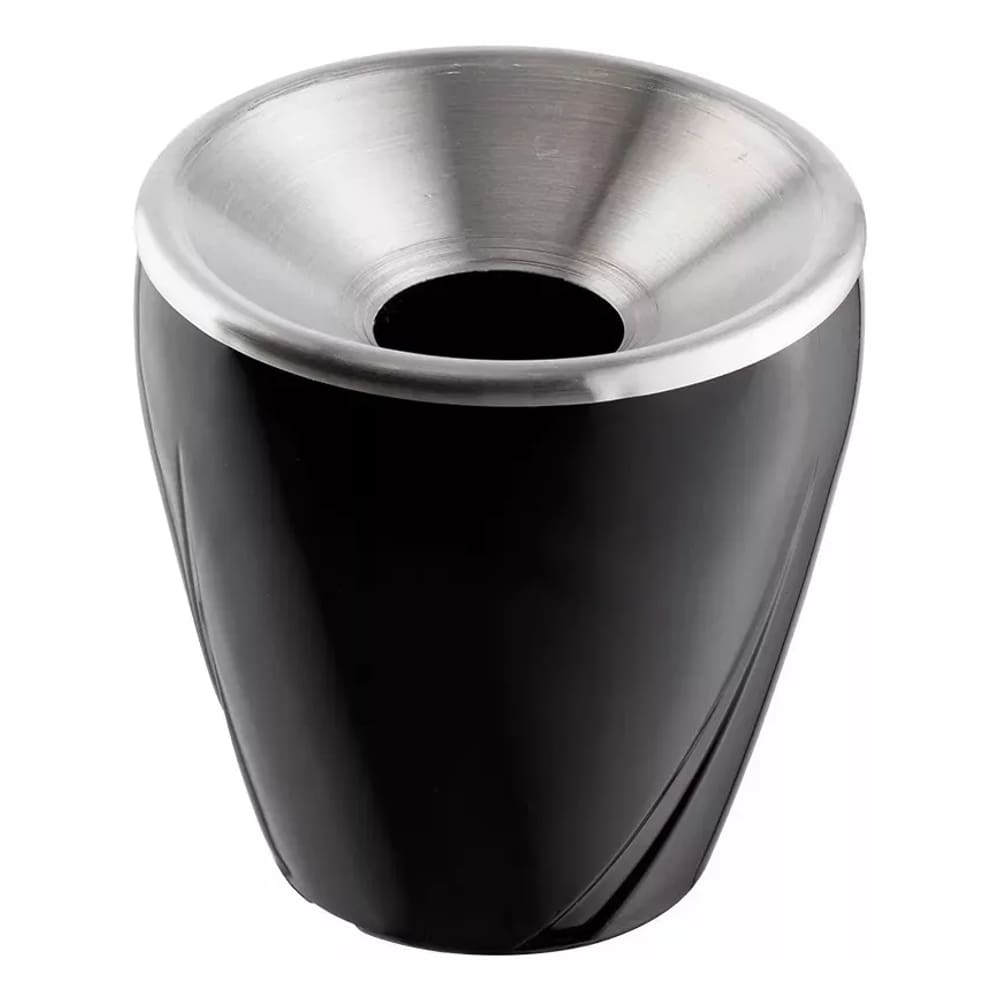 Balde Cuspidor De Vinho Para Degustação Preto Branco 1.3L