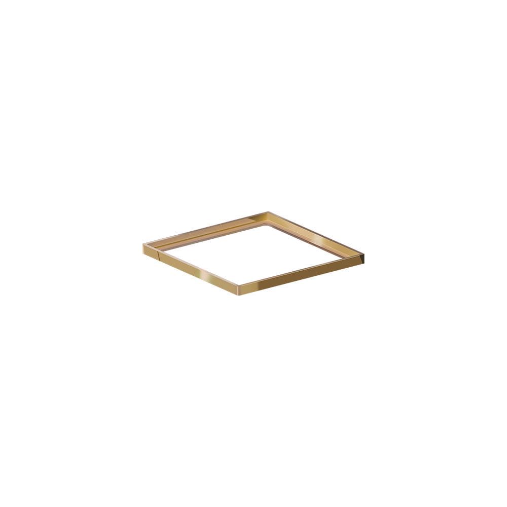 Porta Grelha Linear Elleve Quadrado 4181 10x10 Gold