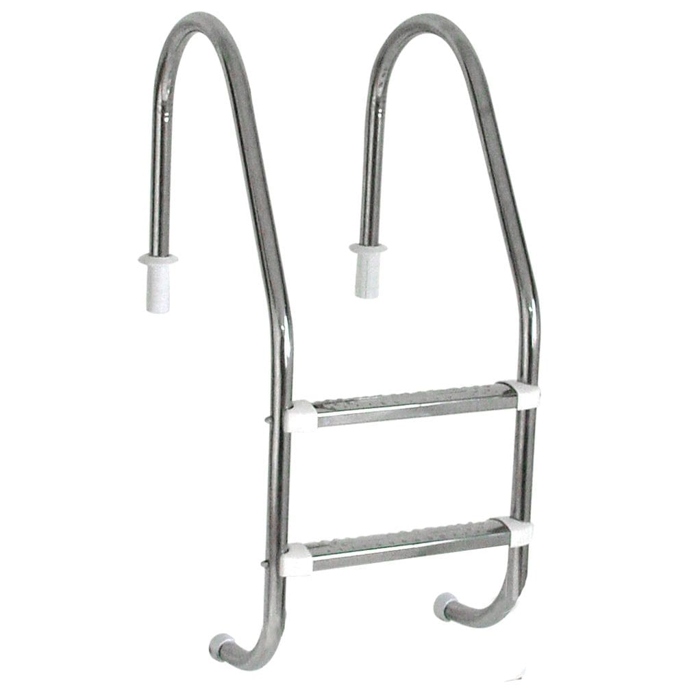 Escada para Piscina Tradicional 1 1/2” em Aço Inox 2 Degraus Anatômicos em Inox - Sodramar