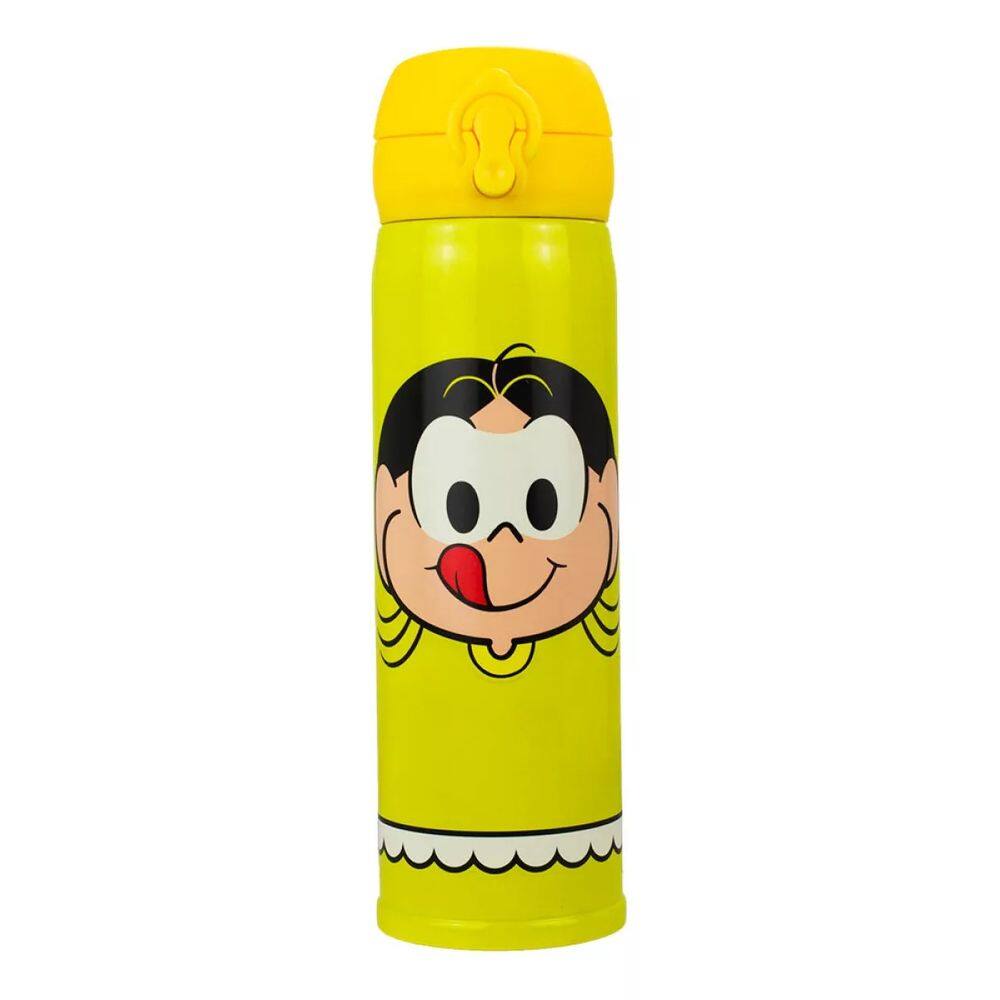 Garrafa Térmica Amarela Magali 400ml - Turma Da Mônica