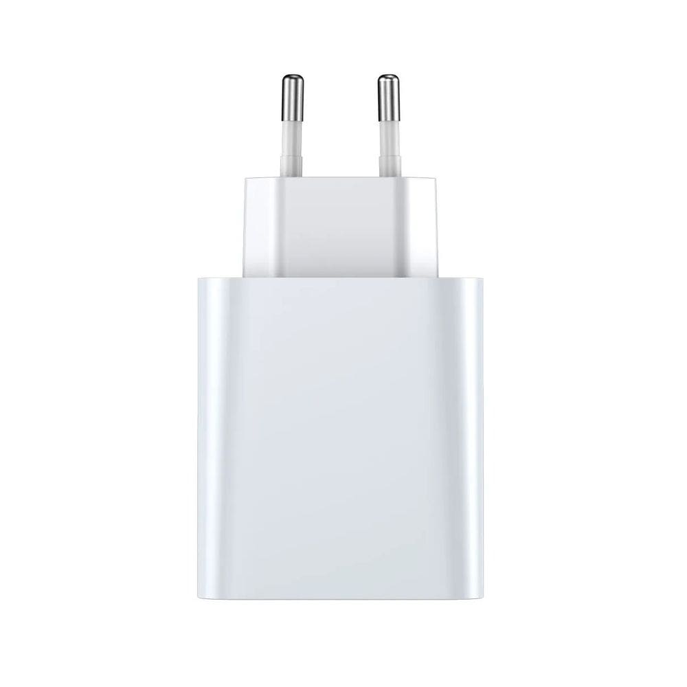 Carregador Tomada C/ Saidas Usb-C , Qc3.0 20W + Cabo De Dados Micro Usb