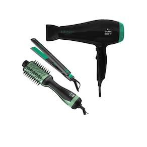Kit Gama Babosa 220V - Secador 2100W 220V + Escova Brush 3D 1300W Bv + Prancha Elegance 220ºc Bv