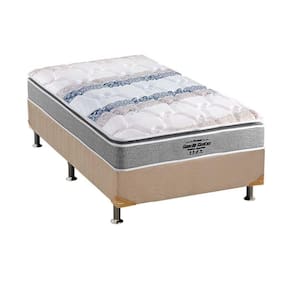 Cama Box Solteiro: Colchão Anatômico Probel D33/AG65 Guarda Costas Extreme Resistence + Base CRC Suede Clean(88x188)