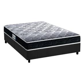 Cama Box Casal: Colchão Espuma D33 Probel /EP Advanced Tech1500 + Base CRC Suede Gray(138x188)