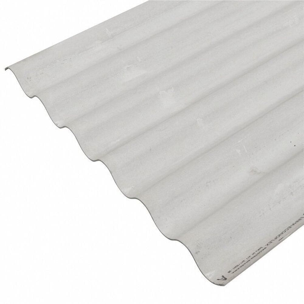 Kit com 5 Telha de Fibrocimento 213x110x8mm Infibra Cinza