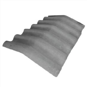Kit com 20 Cumeeira Normal 1100x6mm 20 Graus Cinza