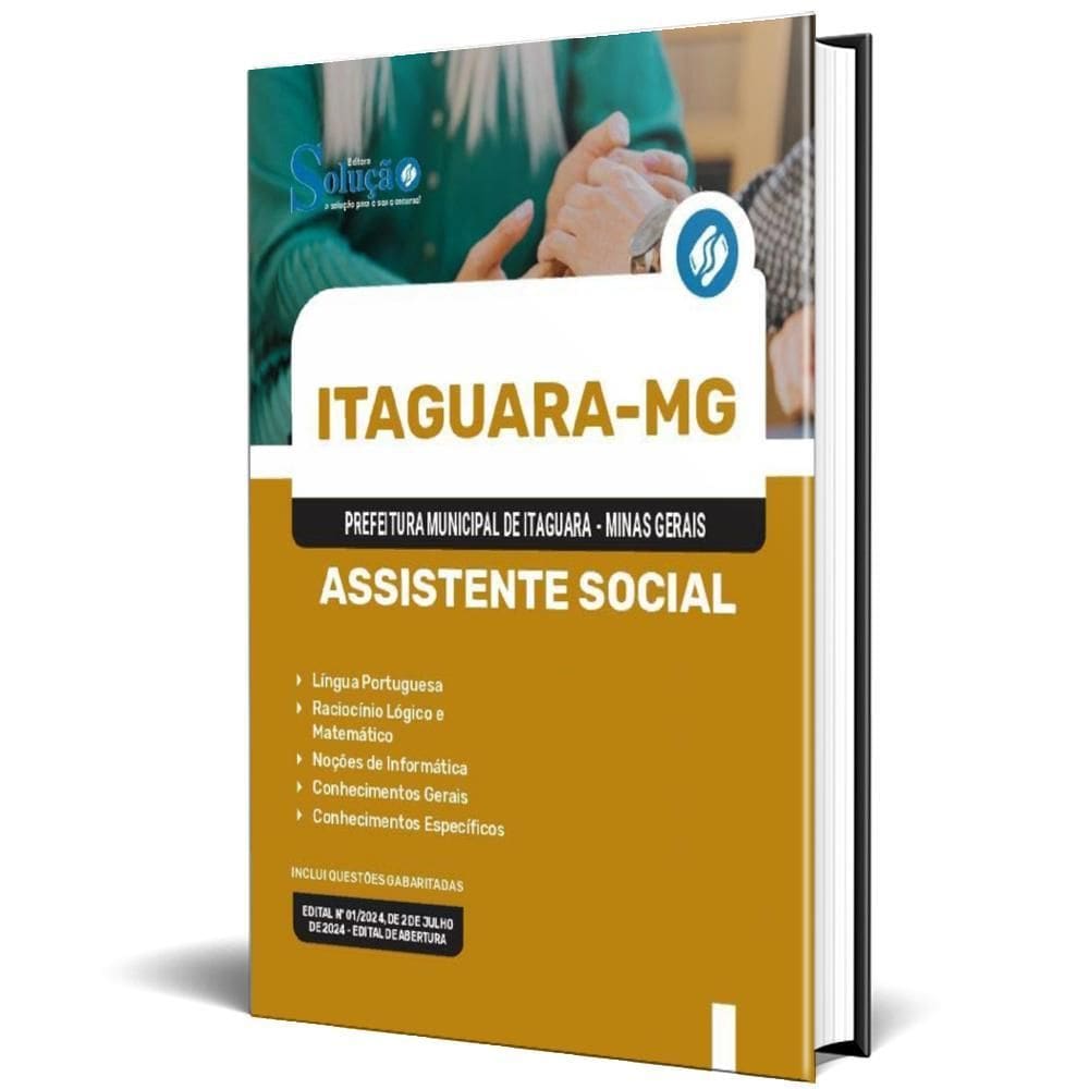 Apostila Prefeitura De Itaguara Mg 2024 - Assistente Social