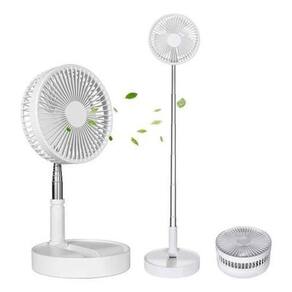 Ventilador Portátil Dobrável Silencioso Usb Recarregável