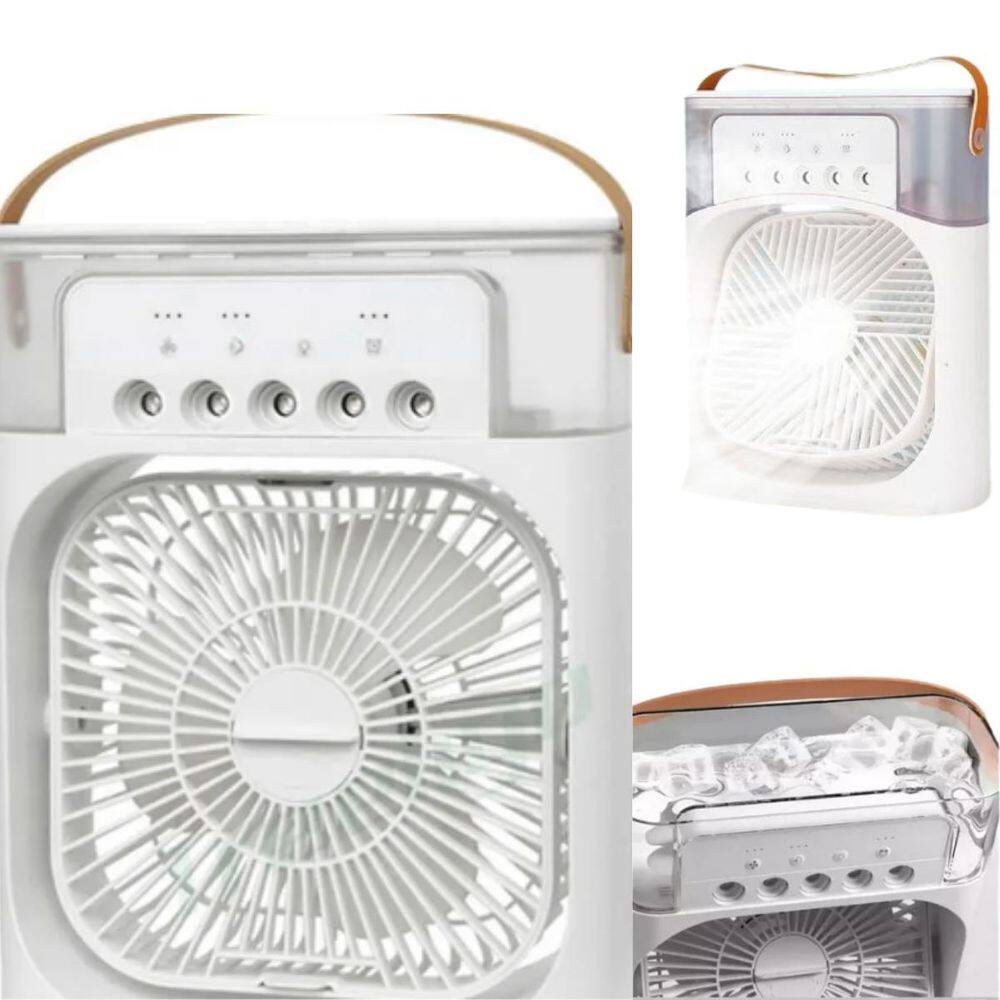 Branco Portátil Mini Ventilador De Mesa