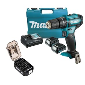 Parafusadeira Furad Makita 12V Hp333Dwye 2Bat 1,5A + Kit 31