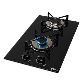 Cooktop a Gás Fischer 2 Bocas Loft com Supervisor de Chama Mesa Vidro Bivolt