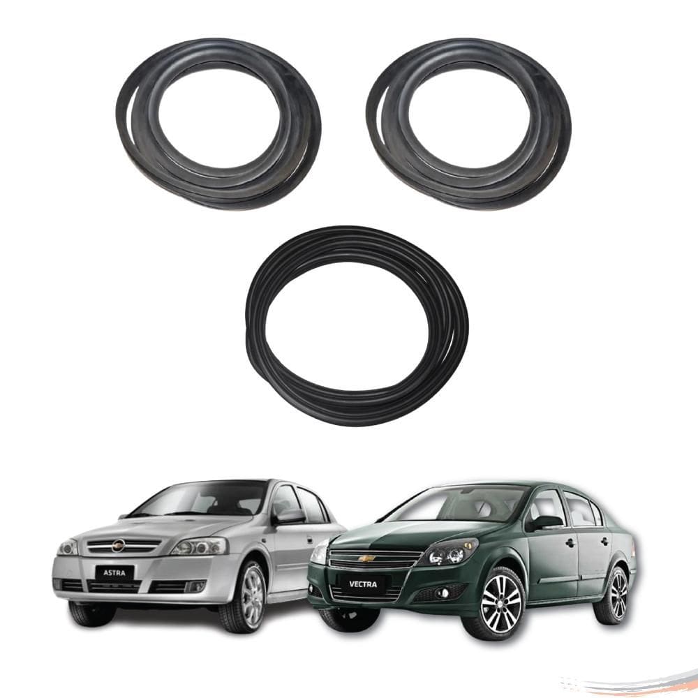 Kit Par Borrachas Porta E Porta Mala Astra Vectra Após 95 - UN / 3 [F103]