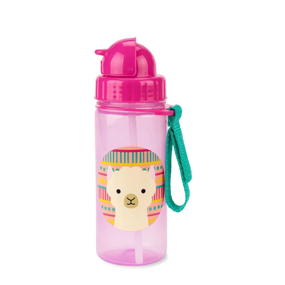 Garrafa Flip Lhama Zoo Skip Hop Fofa e Divertida Para Crianças