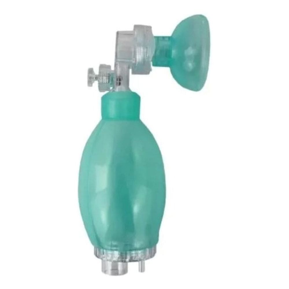 Reanimador Pulmonar Manual Silicone Ambu Adulto 1,600ml Mika