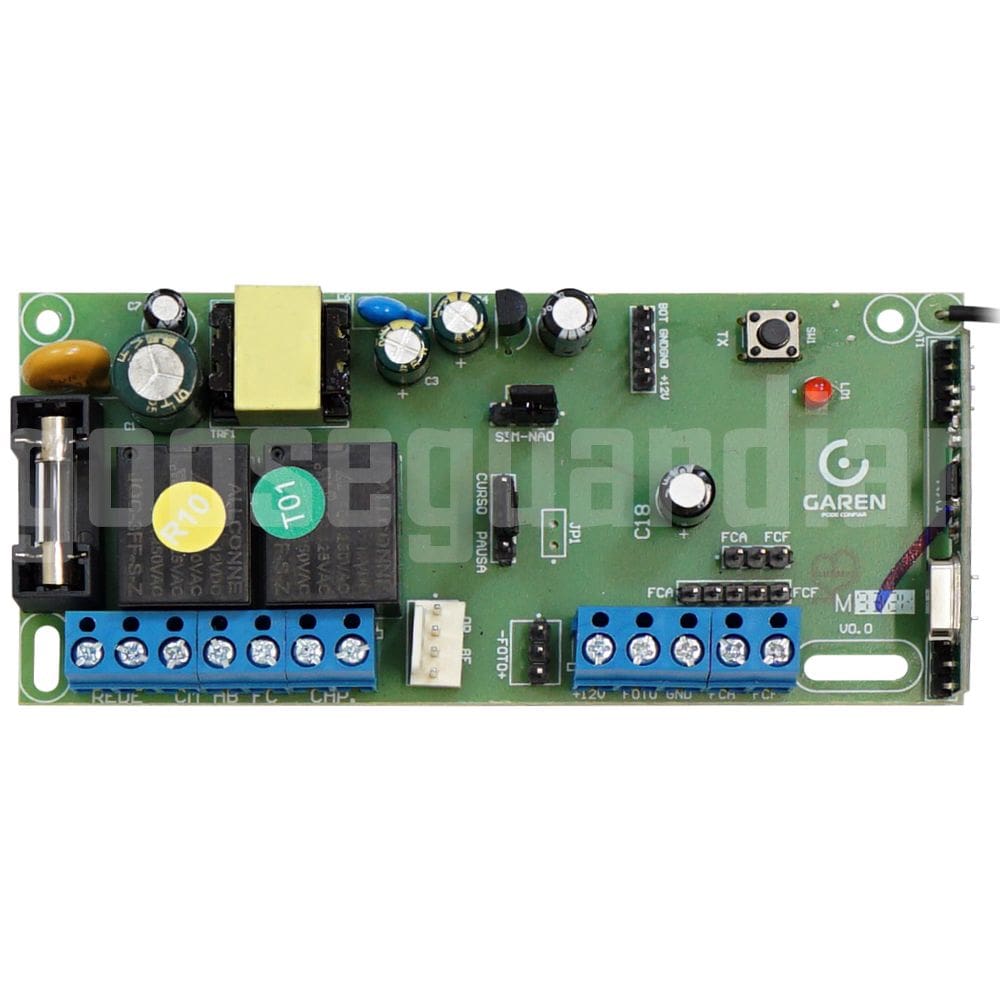 Placa Central Universal Motor Portão Eletrônico Garen