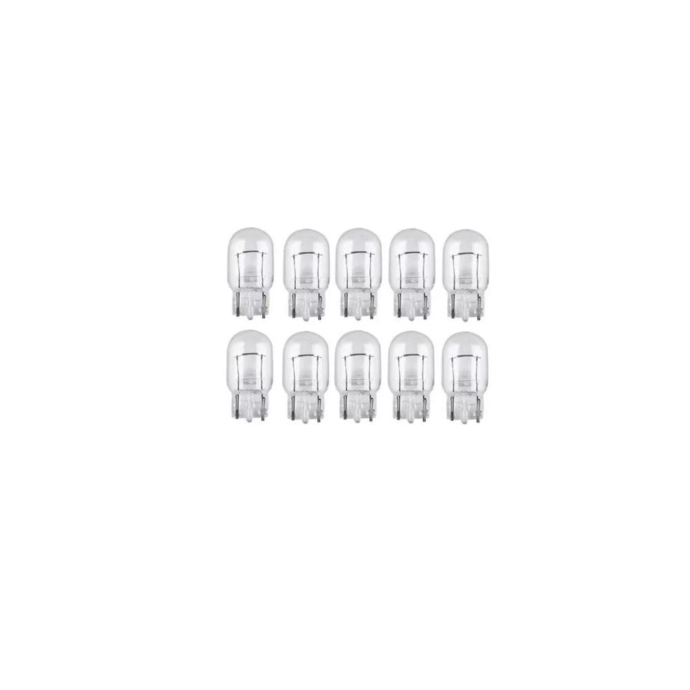 Kit de 10 Lâmpadas Halógena T20 com 2 Polos W21 5W 12v
