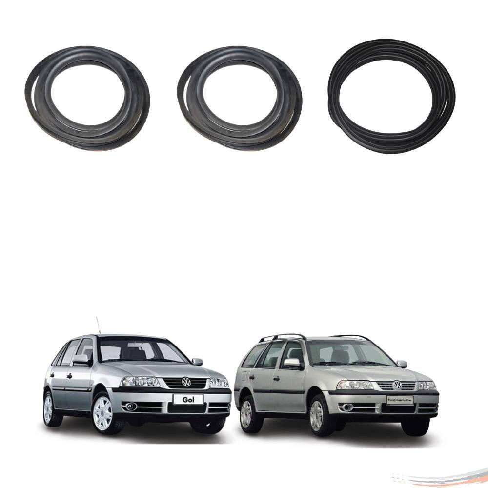 Kit Par Borrachas Porta E Porta Mala Gol Parati G2 G3 G4 - UN / 3 [F103]