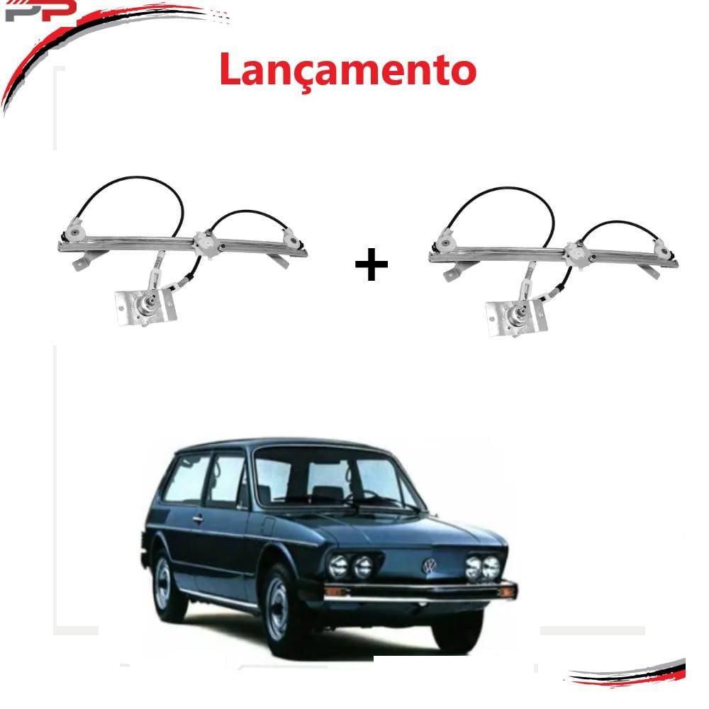 Par Máquina Do Vidro Mecânica (sistema Cabo) Brasilia Todas - UN / 2 [F103]