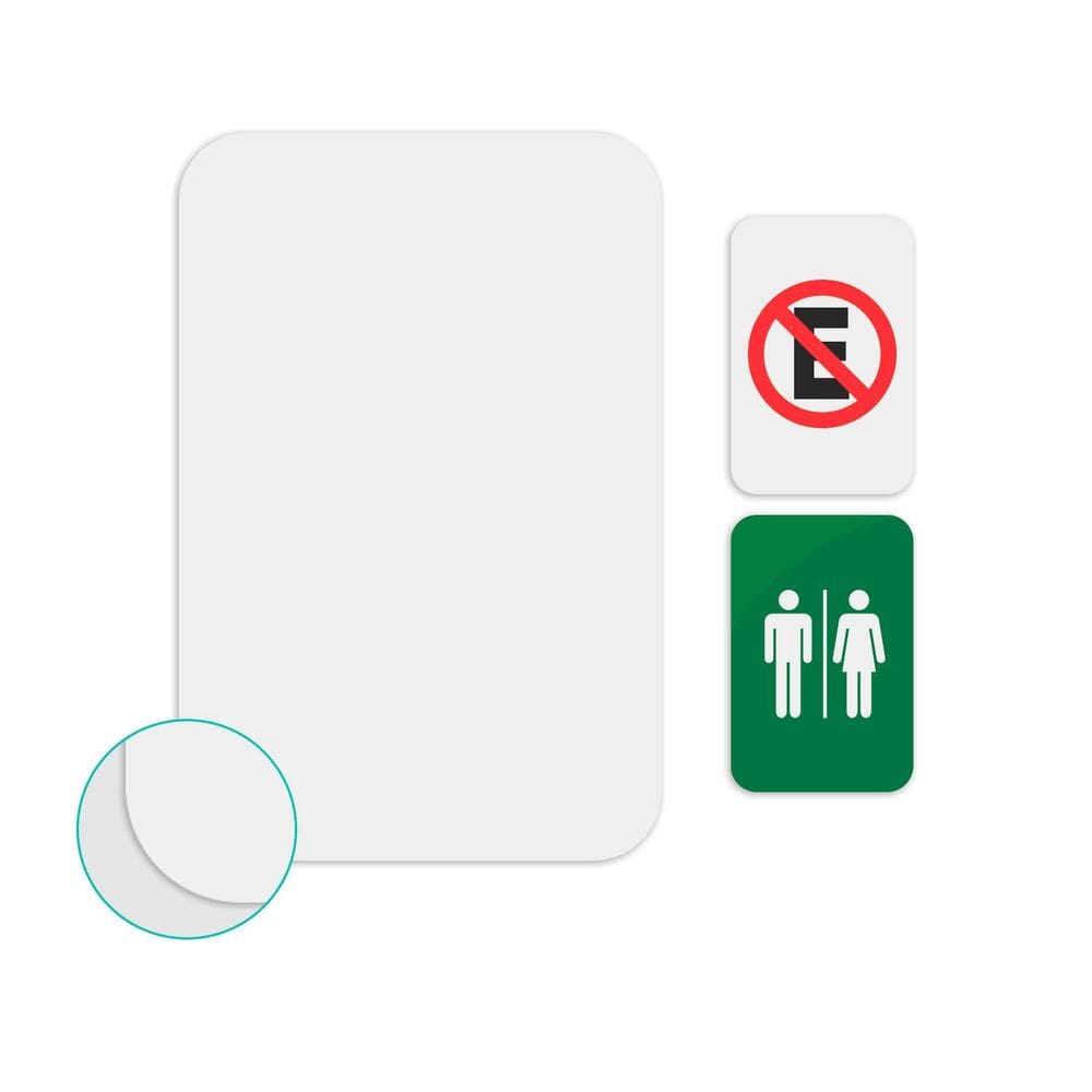 Kit 10 Chapas Placas De Metal Sublimação 15X20Cm - Branco