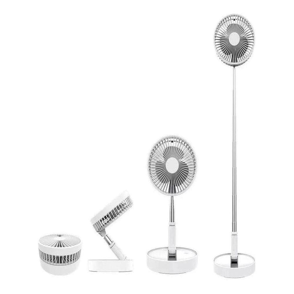 Ventilador Retrátil Silencioso Portátil Dobrável Usb Preto