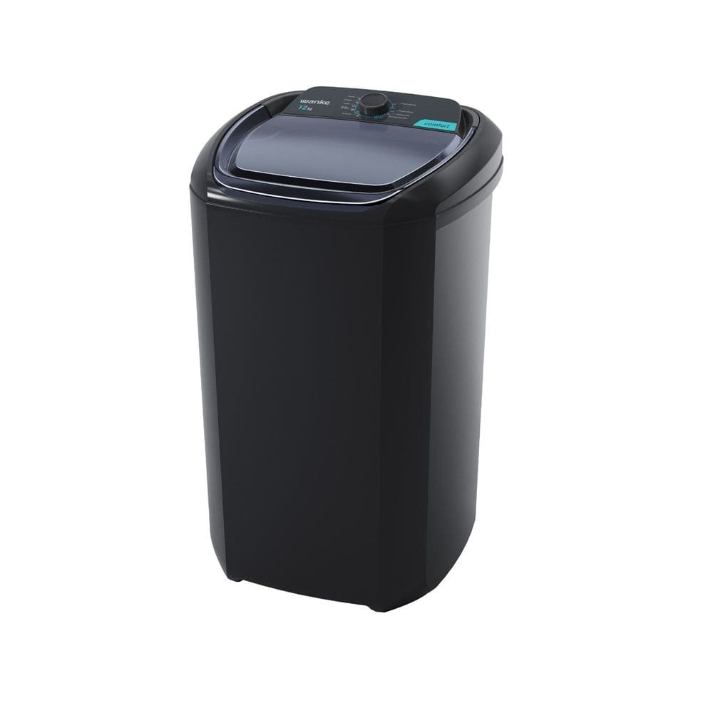 Lavadora de Roupa 12 Kg Preto Comfort Wanke - 110v