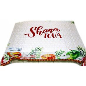 Toalha Forro De Decoração Judaico Mesa De Jantar Shaná Tova