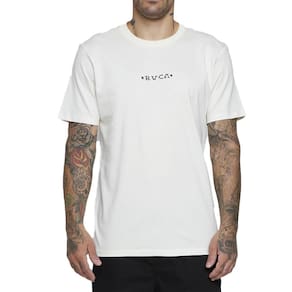 Camiseta RVCA Saber Snake SM25 Masculina Off White
