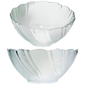 Kit Tigela Bowl em Vidro Transparente 2 Peças 250ml