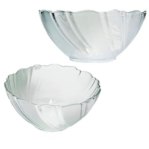 Kit Tigela Bowl em Vidro Transparente 6 Peças 250ml