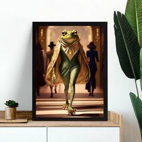 Quadro Decorativo Perereca Sexy 45X34Cm - Com Vidro