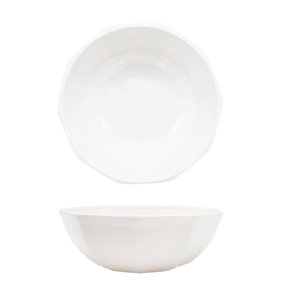 Kit 6 Tigelas De Melamina Gourmet poligonal 1,2L 19X6,5cm