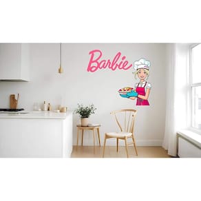Adesivo De Parede Barbie Cozinheira