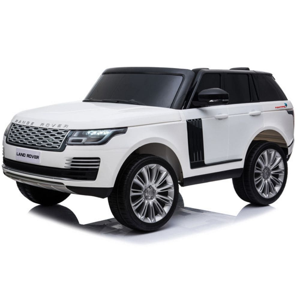 Mini Carro Elétrico Infantil 24V Range Rover Homologado Controle Branco Brinqway Bw-122br