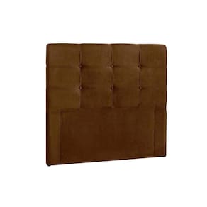 Cabeceira Cama Box Estofada Solteiro Solteiro Clean Plus Suede Marrom Chocolate - Simbal