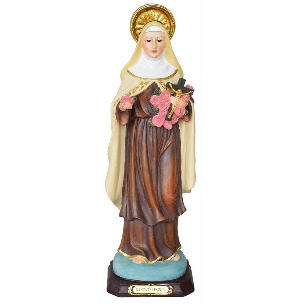 Santa Imagem Santa Teresinha Resina 31cm