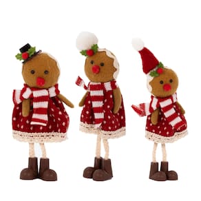 Decoração Para Árvore de Natal Pendente 3 Biscoito 17 cm