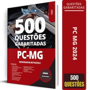 Caderno Questões Pc Mg 2024 Investigador Polícia I Questões